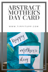 Toddler Crafts - Abstract Mother's Day Card - handmade card - mothers day - pinable image