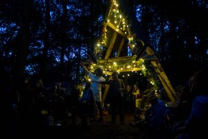 fun around the campfire at Just So