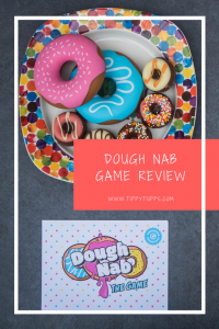 A fun filled family game suitable for ages 8+, Dough Nab is a bakery themed game where players are told to "see it, match it, nab it"! The aim of the game is to get rid of all your cards by grabbing the donuts the fastest and offloading your pile to the other players. 