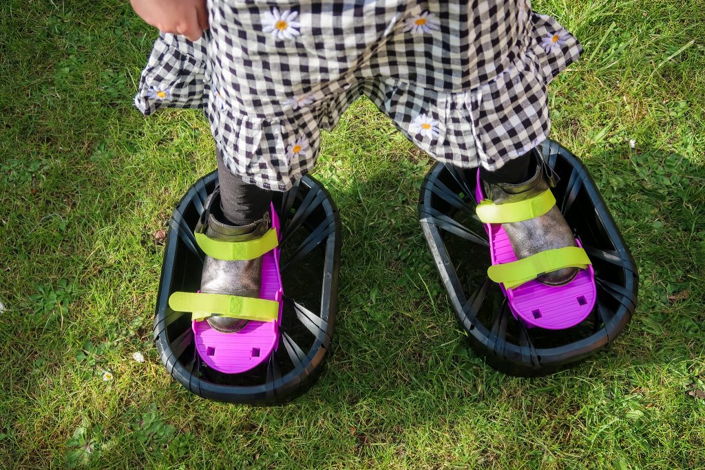 Big Time Toys Moon Shoes Bouncy - Mini Trampolines For Your Feet - One Size