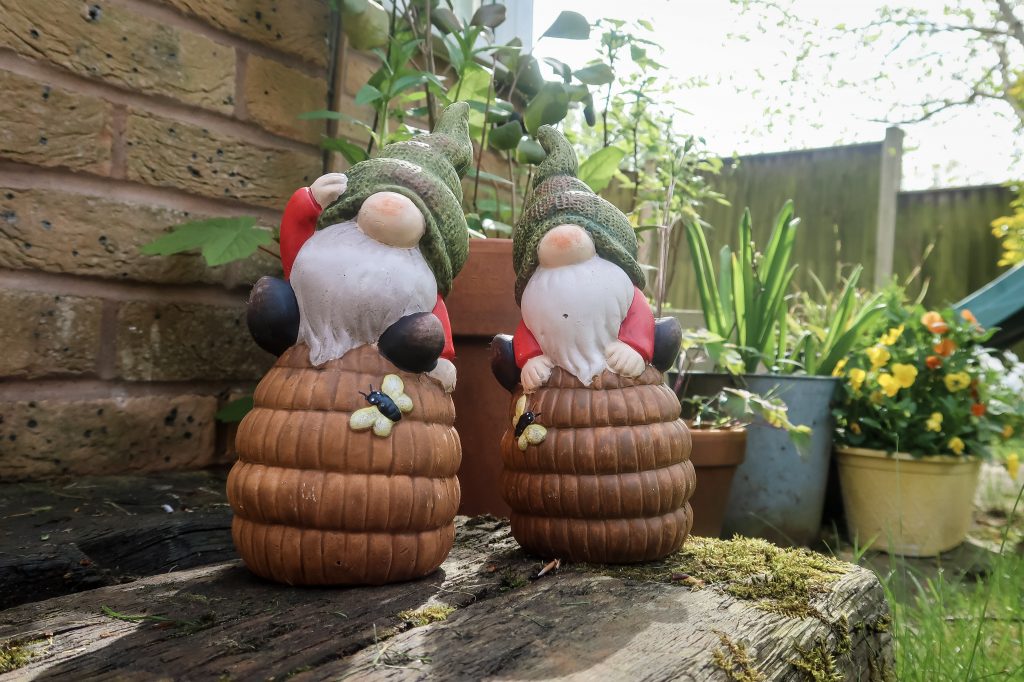 2 Pack Garden Gonk on Beehive from Cotton Traders